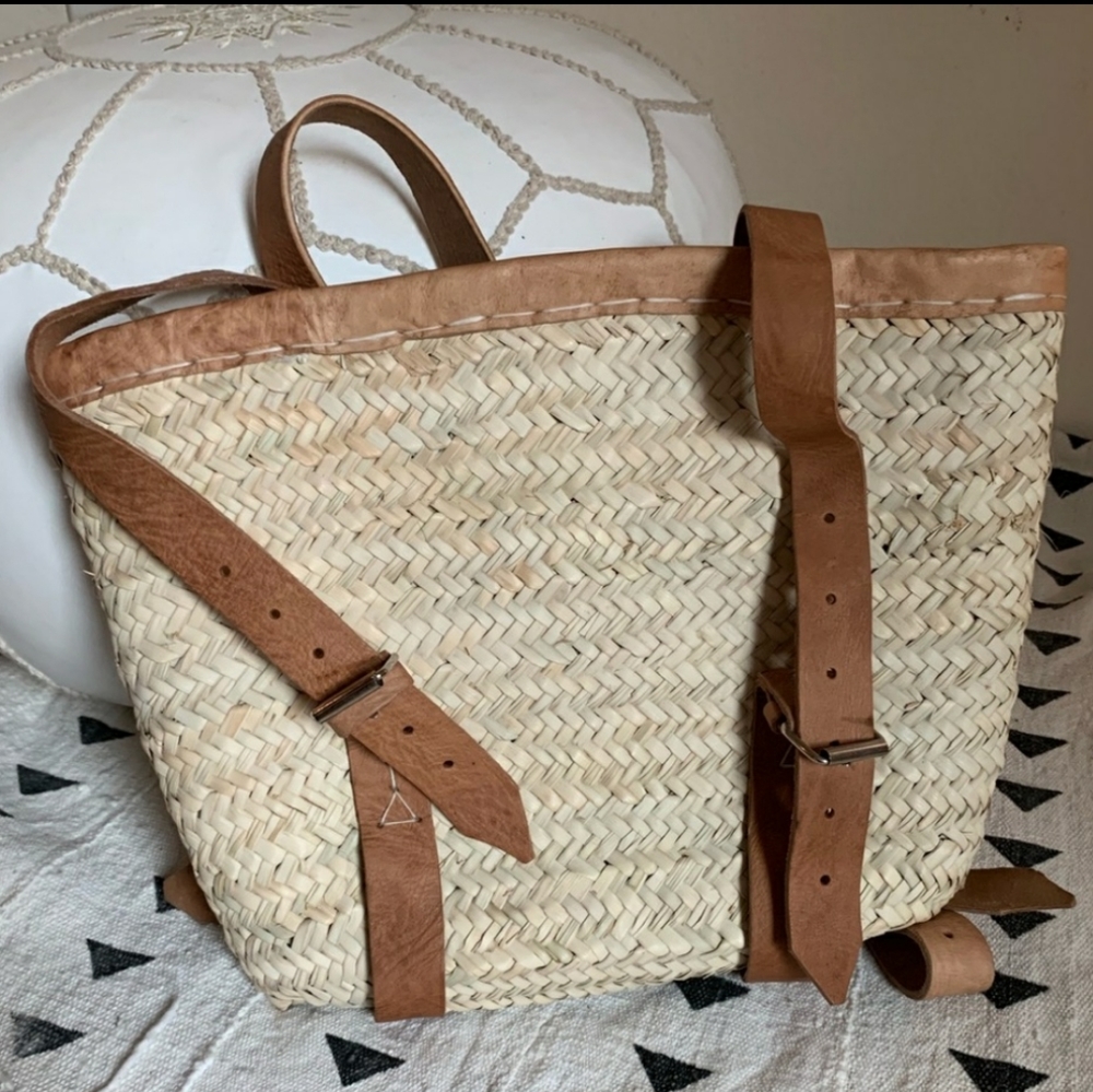 Anthropology woven backpack